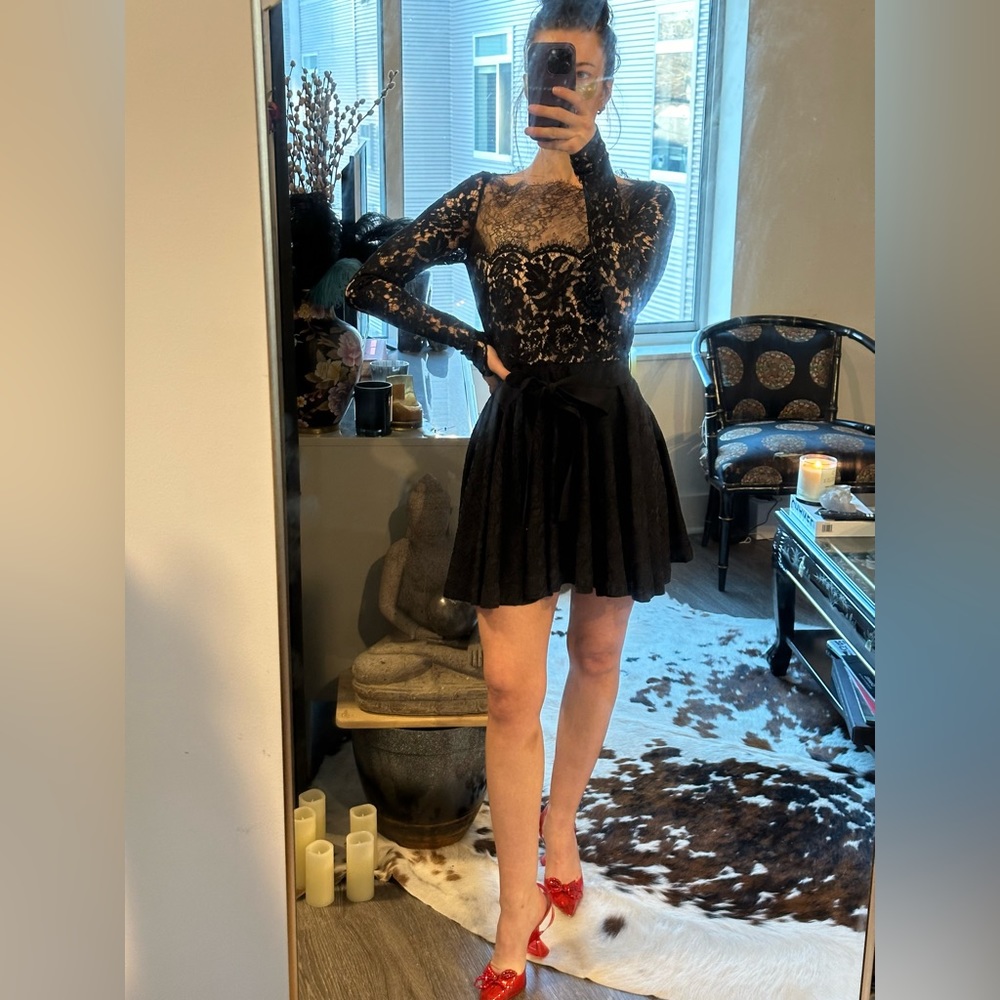 Lace cocktail dress
